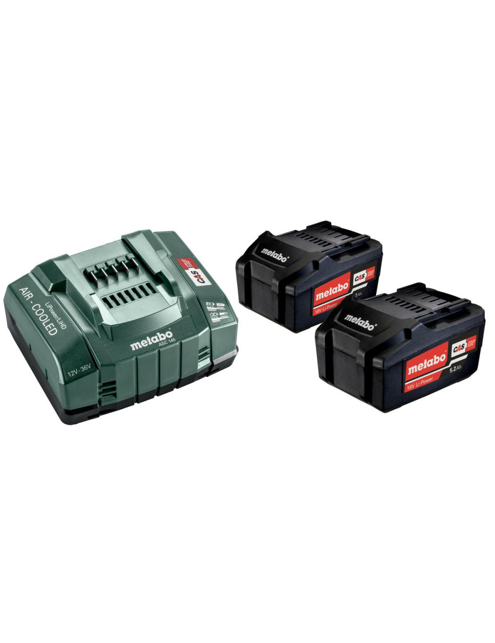 METABO AKUMULATOR 18V 5,2Ah x2 + ŁADOWARKA