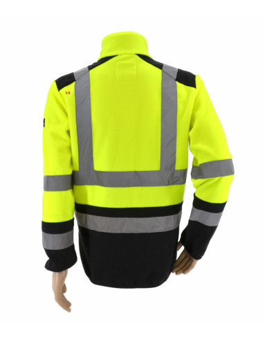 AWTOOLS BLUZA POLAROWA T3 ODBLASKOWA ŻÓŁTA XXL