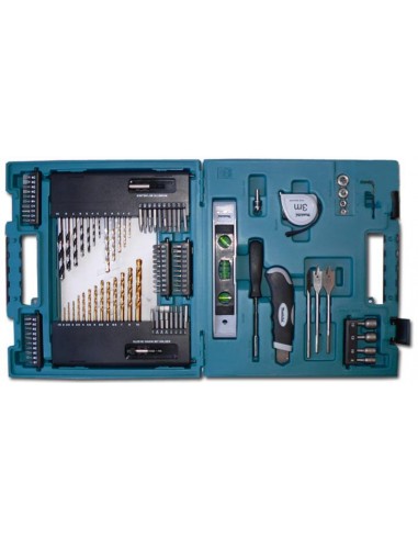 MAKITA ZESTAW WIERTEŁ BITÓW I NARZEDZI 104szt.D-31778