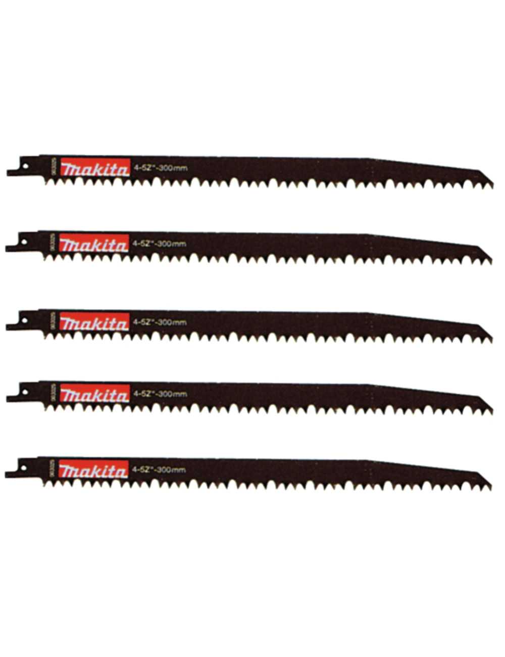 MAKITA BRZESZCZOT DO PIŁY SZABLASTEJ 290mm 5szt  DREWNO
