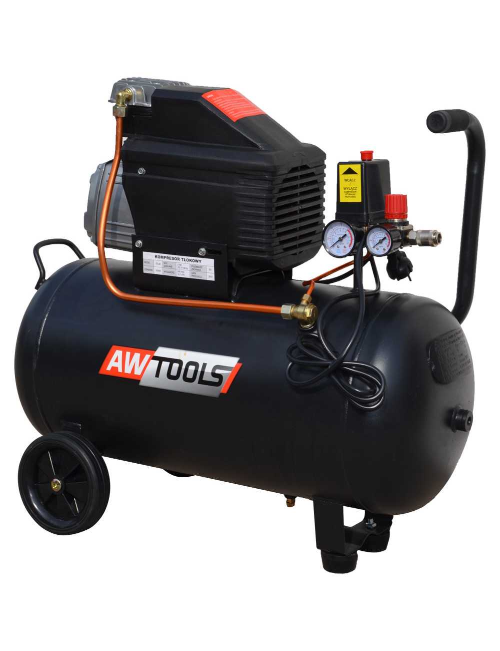 AWTOOLS SPRĘŻARKA OLEJOWA FL-50L  WYDAJNOŚĆ 245l min. ZBIORNIK 50l