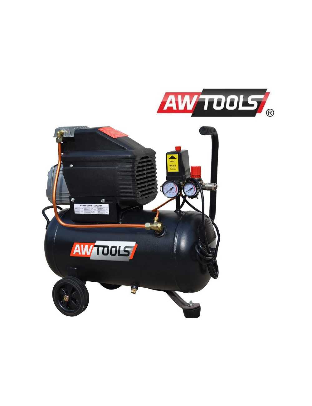 AWTOOLS SPRĘŻARKA OLEJOWA FL-50L  WYDAJNOŚĆ 245l min. ZBIORNIK 50l