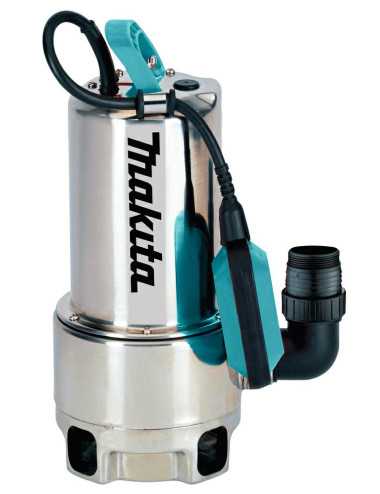 MAKITA POMPA DO WODY BRUDNEJ Z PŁYWAKIEM 1100W 250 l min INOX PF1110