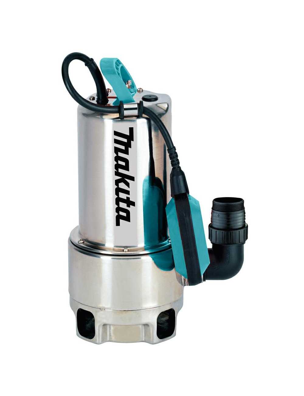 MAKITA POMPA DO WODY BRUDNEJ Z PŁYWAKIEM 1100W 250 l min INOX PF1110