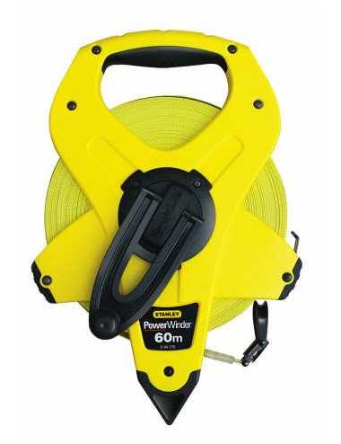 STANLEY TAŚMA MIERNICZA GEODEZYJNA Z WŁÓKNA SZKLANEGO POWERWINDER  60m