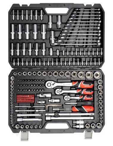 YATO ZESTAW  KLUCZY 1 4" , 3 8" , 1 2"  216 elem. XXL YT-38841