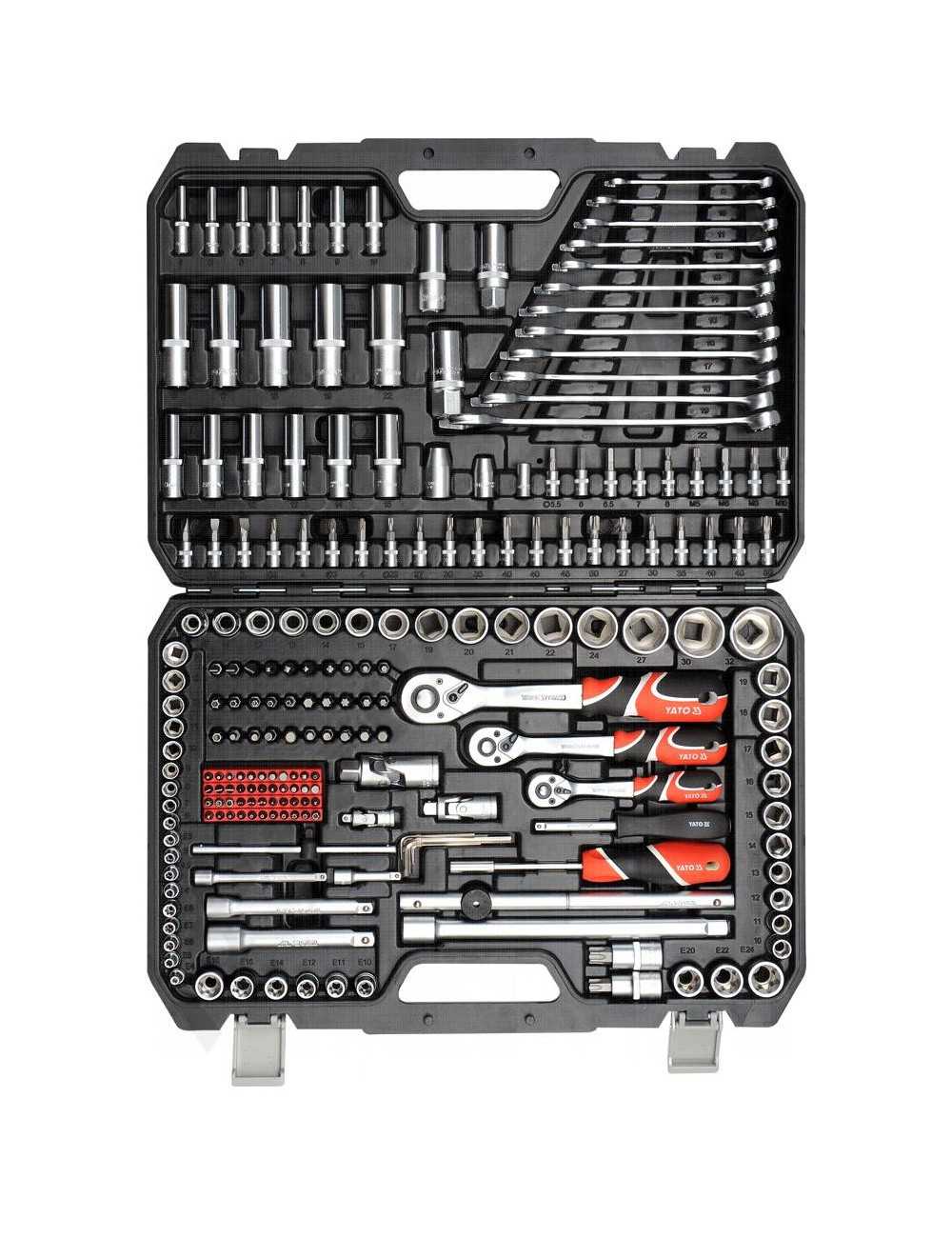 YATO ZESTAW  KLUCZY 1 4" , 3 8" , 1 2"  216 elem. XXL YT-38841