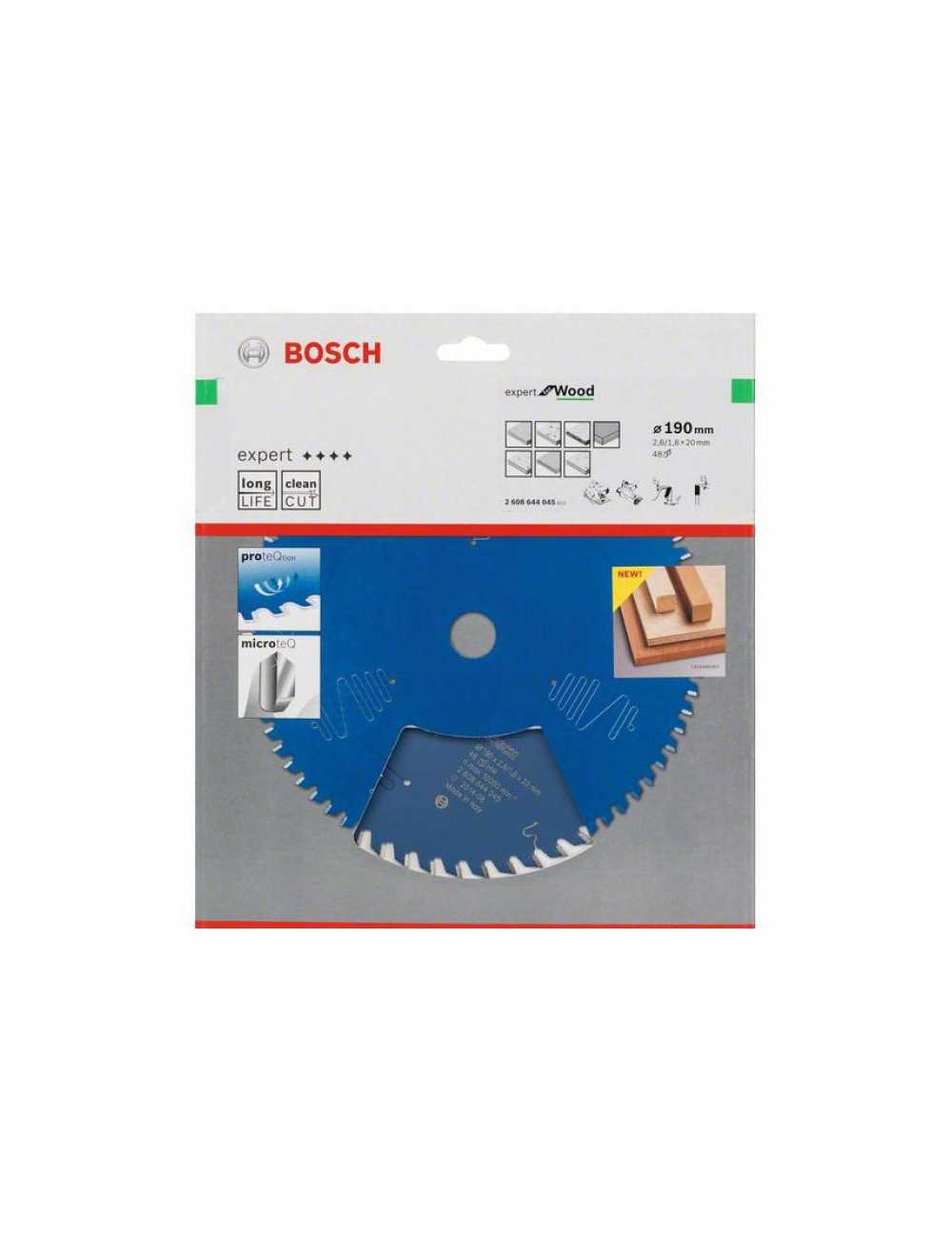 BOSCH PIŁA TARCZOWA WOOD EXPERT 190x20mm 48-ZĘBÓW