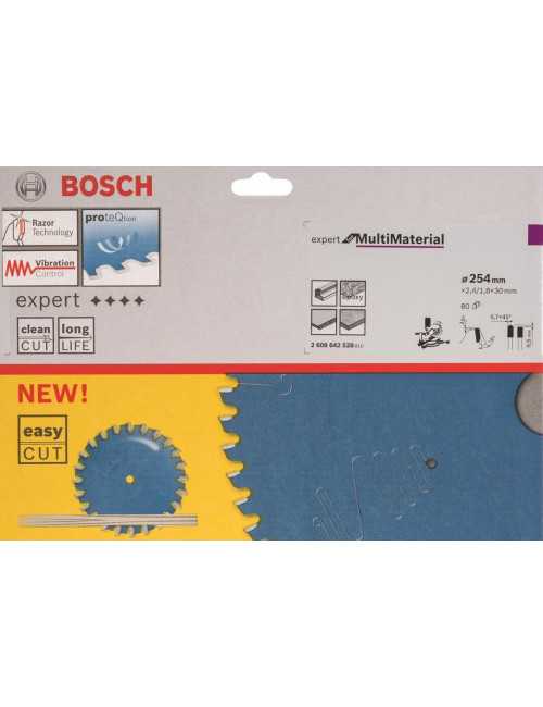 BOSCH PIŁA TARCZOWA MULTIMATERIAL EXPERT 254x30mm 80-ZĘBÓW