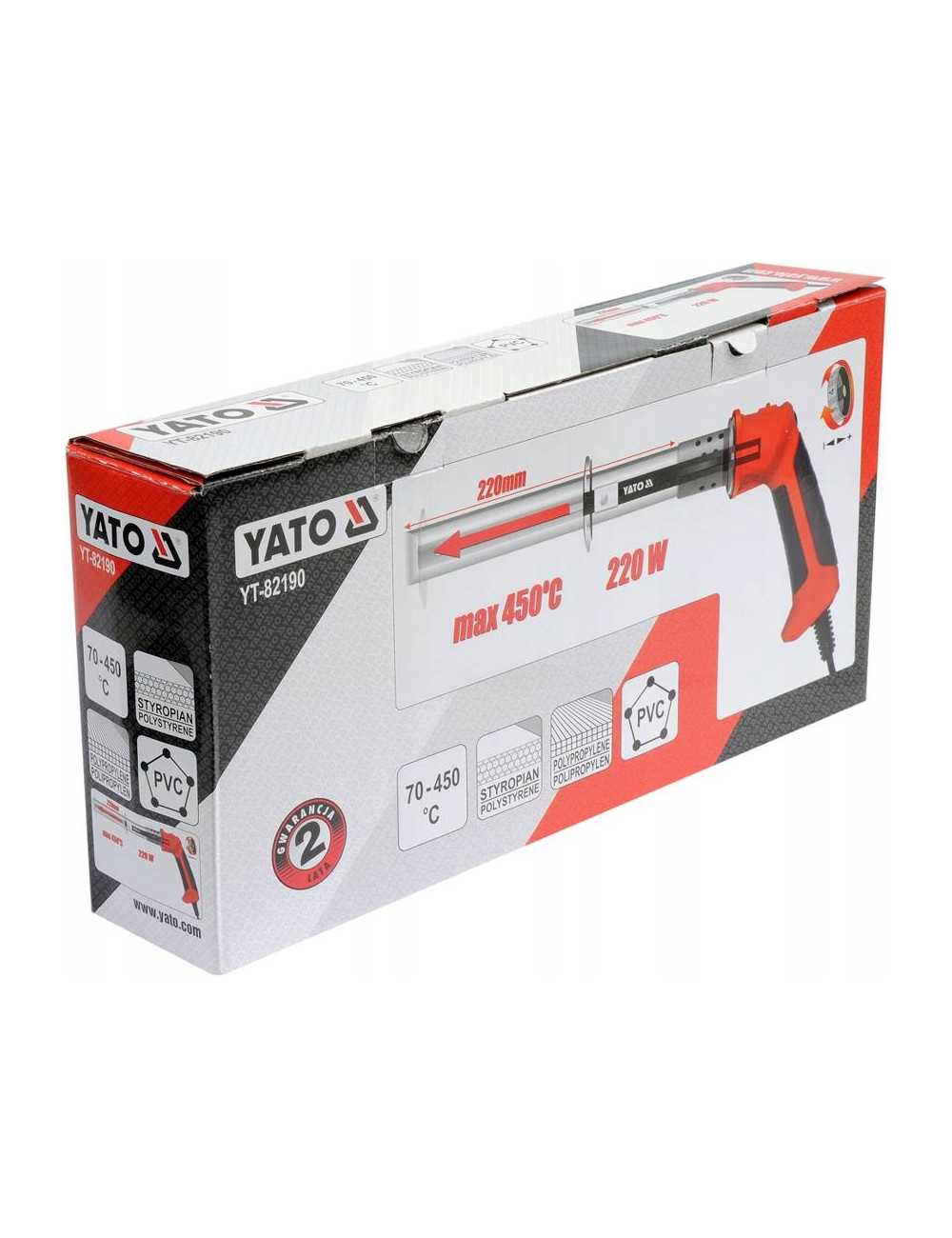 YATO NÓŻ TERMICZNY DO STYROPIANU PCV PP YT-82190