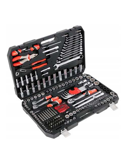 YATO ZESTAW NARZĘDZI  225 elem. 1 2" 3 8" 1 4"  XXL YT-38941