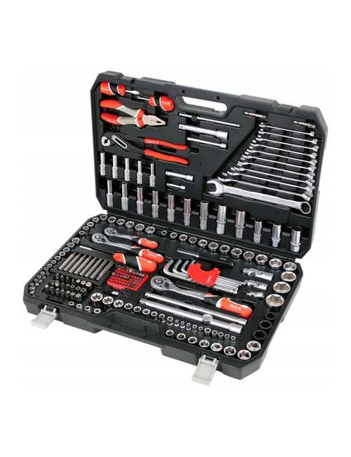 YATO ZESTAW NARZĘDZI  225 elem. 1 2" 3 8" 1 4"  XXL YT-38941