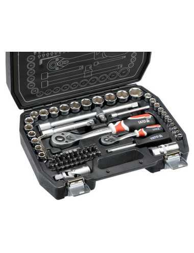 YATO ZESTAW KLUCZY 1 4" 1 2" 72 elem. YT-38782