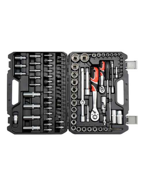 YATO ZESTAW  KLUCZY 1 4" , 1 2"  94 elem.  YT-12681