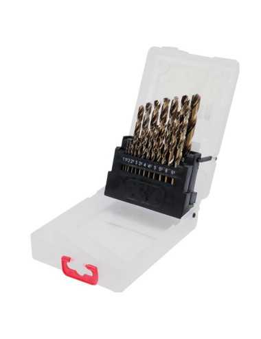 YATO ZESTAW WIERTEŁ DO METALU HSS  19 elem. 1-10mm, KOBALT