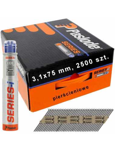 PASLODE GWOŹDZIE NFP 3,1x75 RS RING 2,5tys.