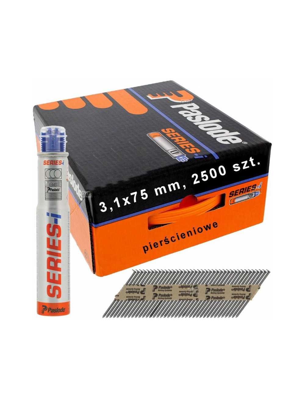 PASLODE GWOŹDZIE NFP 3,1x75 RS RING 2,5tys.