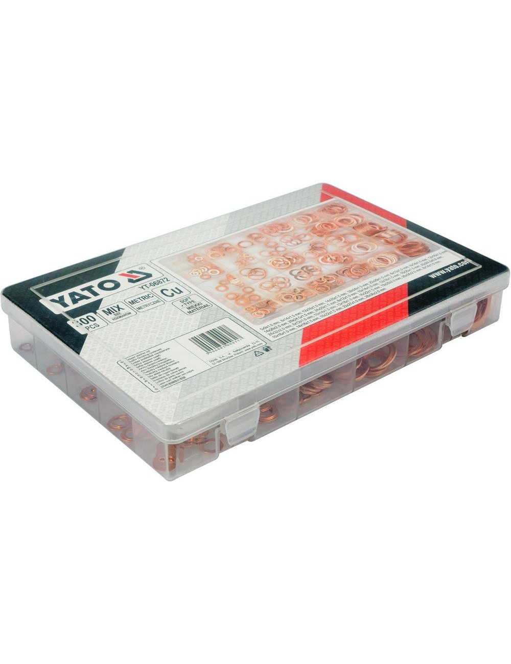 YATO PODKŁADKI MIEDZIANE MIĘKKIE 300szt. YT-06872