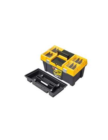 SKRZYNKA STUFF 26" PROFI CARBO, ZÓŁTA POKRYWA, 595  x 337 x 316mm