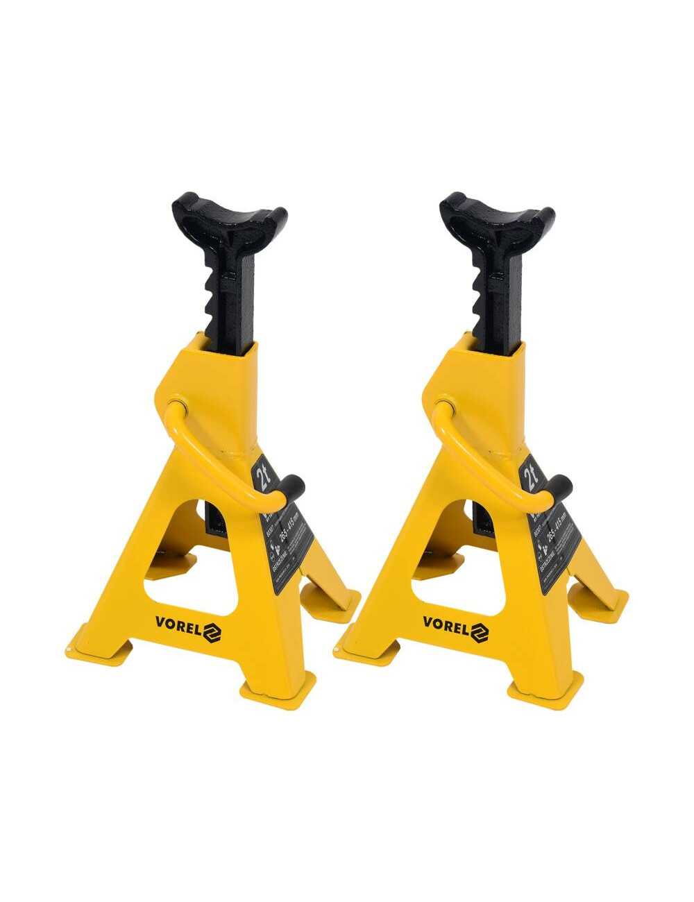 VOREL PODSTAWKI SAMOCHODOWE 2 SZTUKI 2T 265 - 415mm 80307