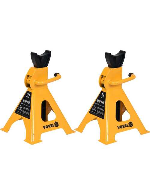 VOREL PODSTAWKI SAMOCHODOWE 2 SZTUKI 3T 280 - 420mm 80308