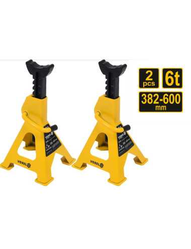 VOREL PODSTAWKI SAMOCHODOWE 2 SZTUKI 6T 382 - 600mm 80309