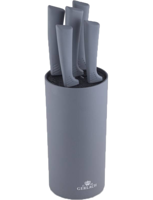 GERLACH ZESTAW NOŻY W BLOKU  5szt. SMART