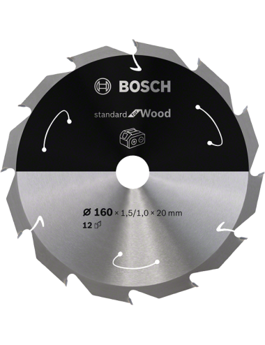 BOSCH PIŁA STANDARD WOOD ACCU 160x20x12z