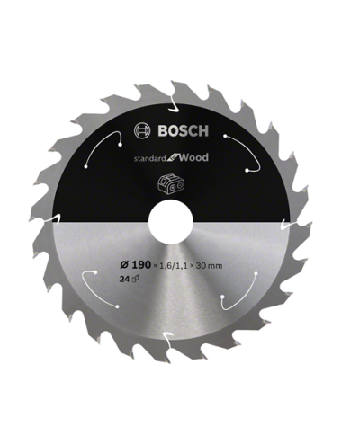BOSCH PIŁA STANDARD WOOD ACCU 190x30x24z
