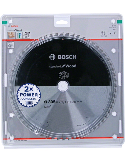 BOSCH PIŁA STANDARD WOOD 305x30x60z do drewna
