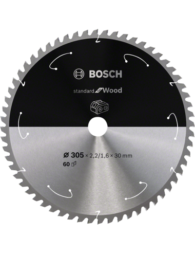 BOSCH PIŁA STANDARD WOOD 305x30x60z do drewna