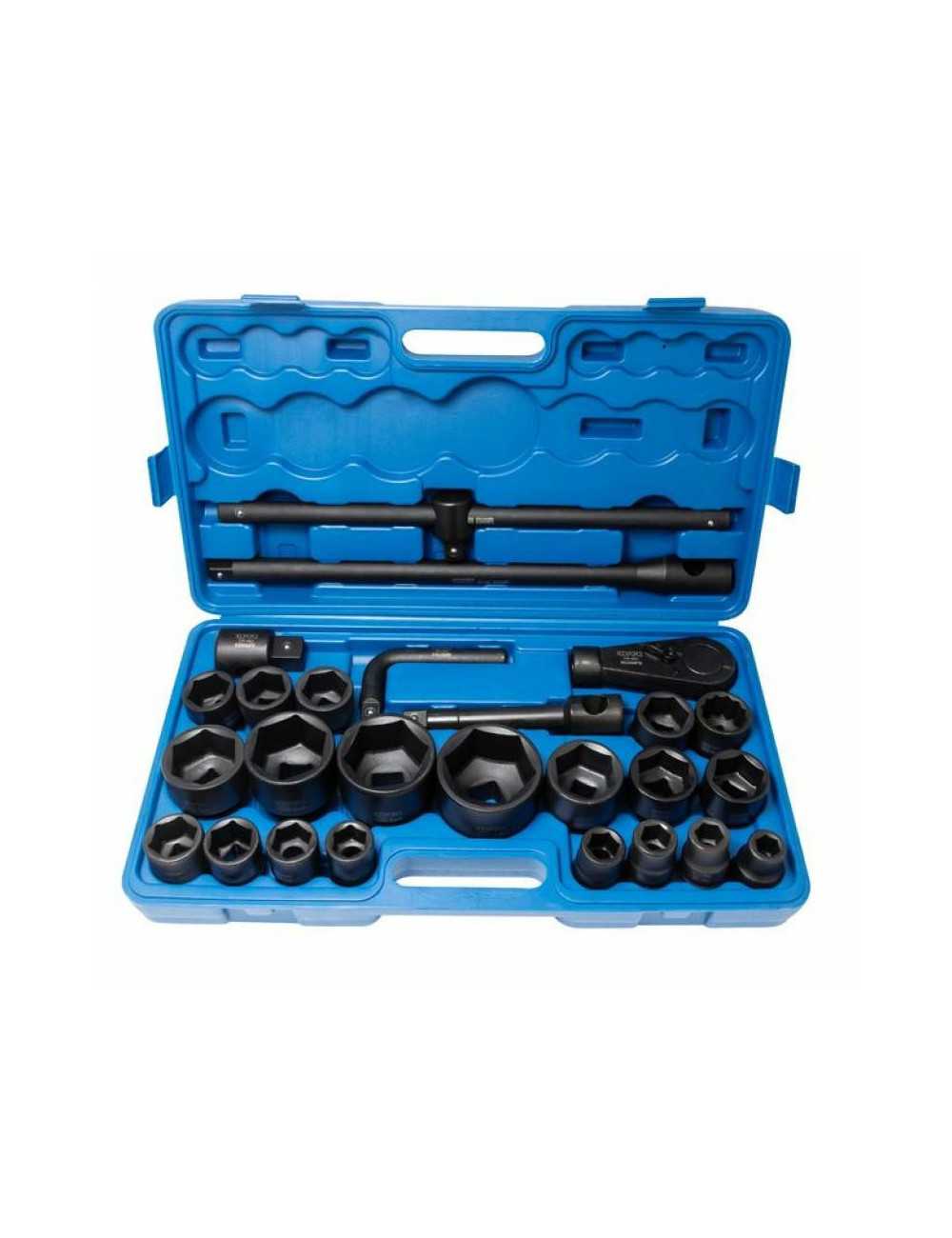 ROCKFORCE ZESTAW KLUCZY UDAROWYCH 26el. 3 4"- 1"  6KĄTNE