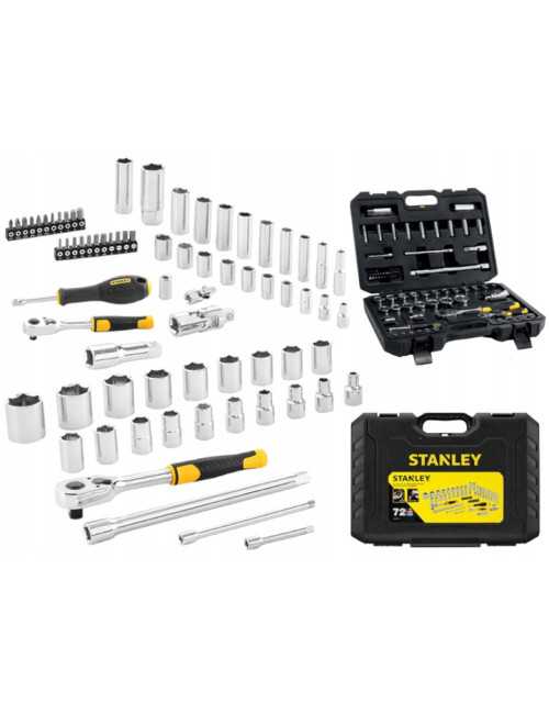 STANLEY ZESTAW KLUCZY  72el.  1 4"-1 2"