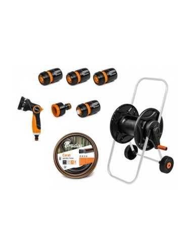 BRADAS BĘBEN Z WĘŻEM 1 2" 25M, PISTOLETEM, ARMATURĄ