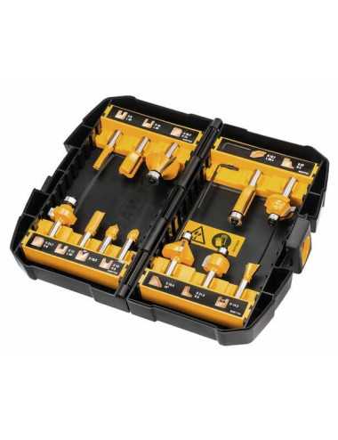 DEWALT ZESTAW FREZÓW 12cz.