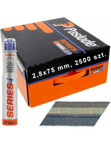 PASLODE GWOŹDZIE NFP 3,1x75 RS RING 2,5tys.