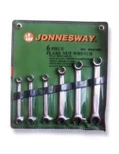 JONNESWAY KLUCZE DO PRZEWODÓW HAMULCOWYCH KOMPLET 6 elem. W24106S