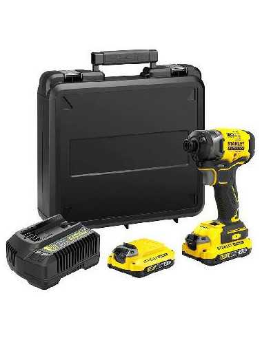 STANLEY ZAKRĘTARKA UDAROWA 18V V20 190Nm 2x2,0Ah SFMCF820D2