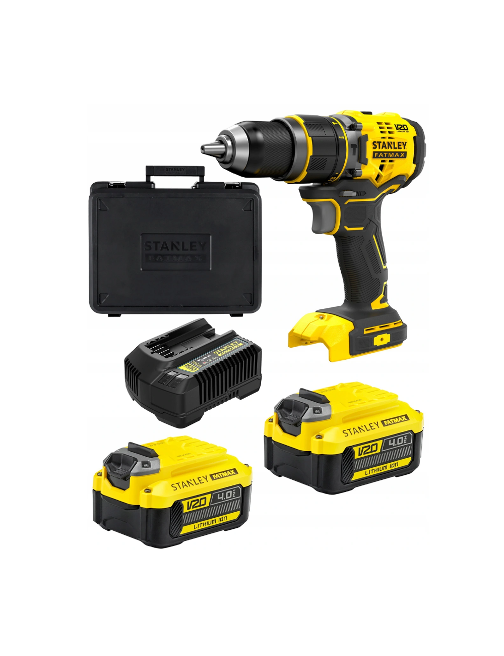 STANLEY WKRĘTARKA UDAROWA 18V V20 80Nm 2x4,0Ah SFMCD721M2K