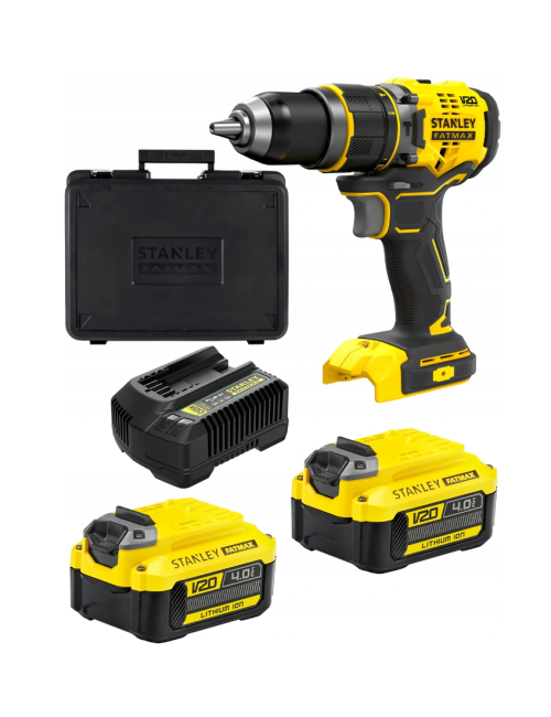 STANLEY WKRĘTARKA UDAROWA 18V V20 80Nm 2x4,0Ah SFMCD721M2K