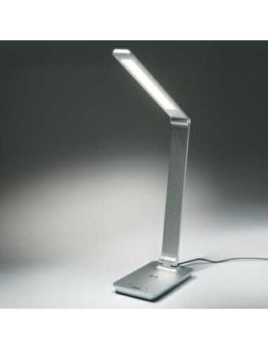 TIROSS LAMPKA BIURKOWA 48 SMD LED 580 LUMENÓW  SREBRNA