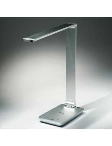 TIROSS LAMPKA BIURKOWA 48 SMD LED 580 LUMENÓW  SREBRNA