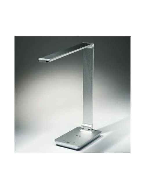 TIROSS LAMPKA BIURKOWA 48 SMD LED 580 LUMENÓW  SREBRNA