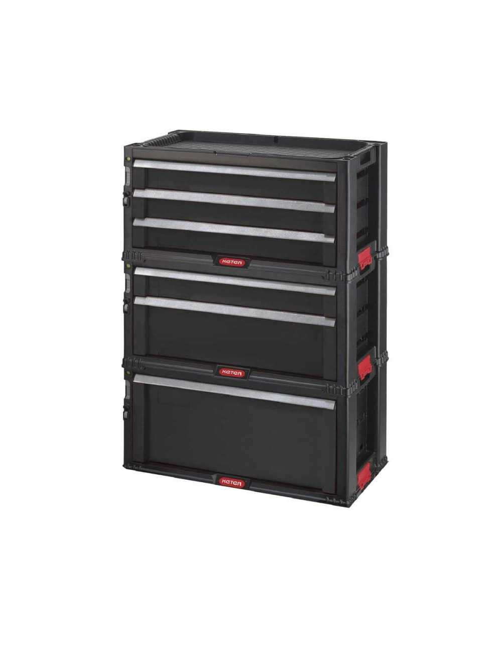 KETER WÓZEK 6 SZUFLAD TOOL CHEST SET SKRZYNKA REGAŁ NARZĘDZIOWY