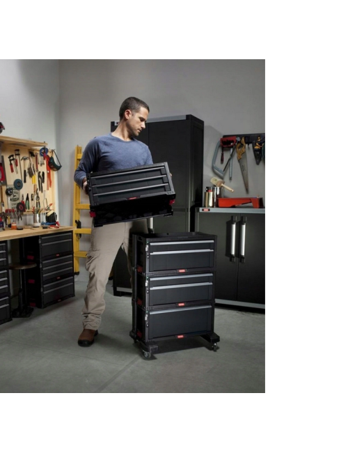 KETER REGAŁ 3 SZUFLAD TOOL CHEST SET SKRZYNKA REGAŁ NARZĘDZIOWY