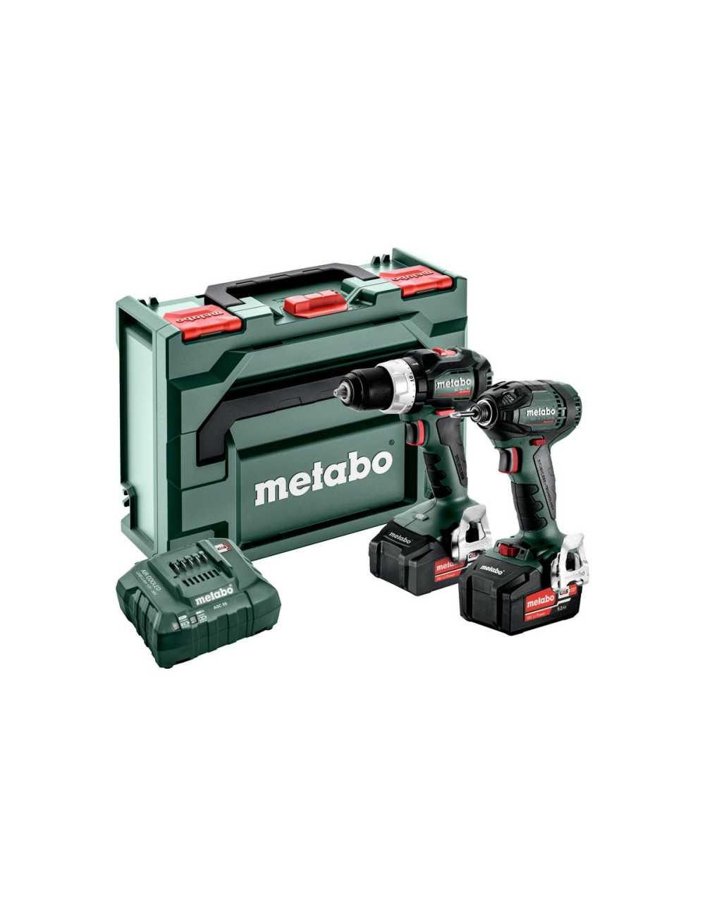 METABO ZESTAW COMBO 18V 2.1.18 (BS 18 LT BL +SSD 18 LTX 200 BLL) 2x5,2Ah METABOX