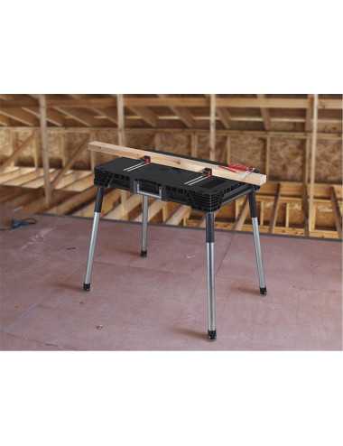 KETER STÓŁ WARSZTATOWY SKŁADANY JOBMADE + SZYNY