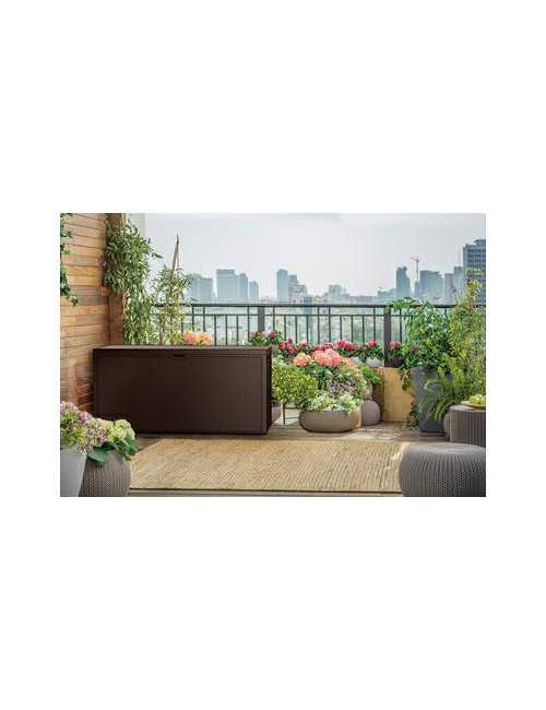 KETER SKRZYNIA OGRODOWA EMILY 270 L BRĄZOWA