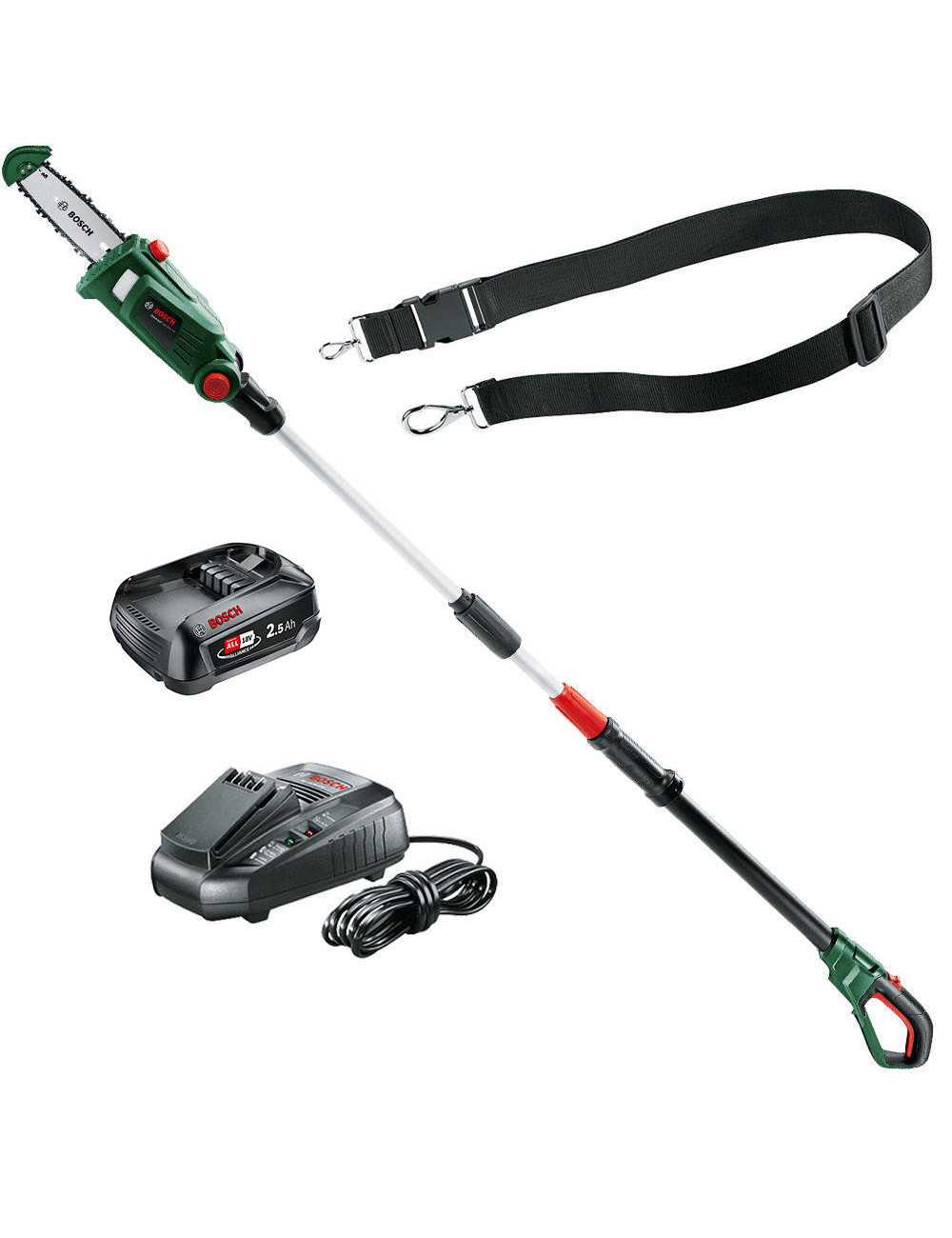 BOSCH PIŁA ŁAŃCUCHOWA NA WYSIĘGNIKU UNIVERSAL CHAIN POLE 18 SET 18V 2,5Ah