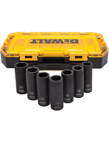 DEWALT NASADKA 1 2" UDAROWA  KOMPLET 7el.